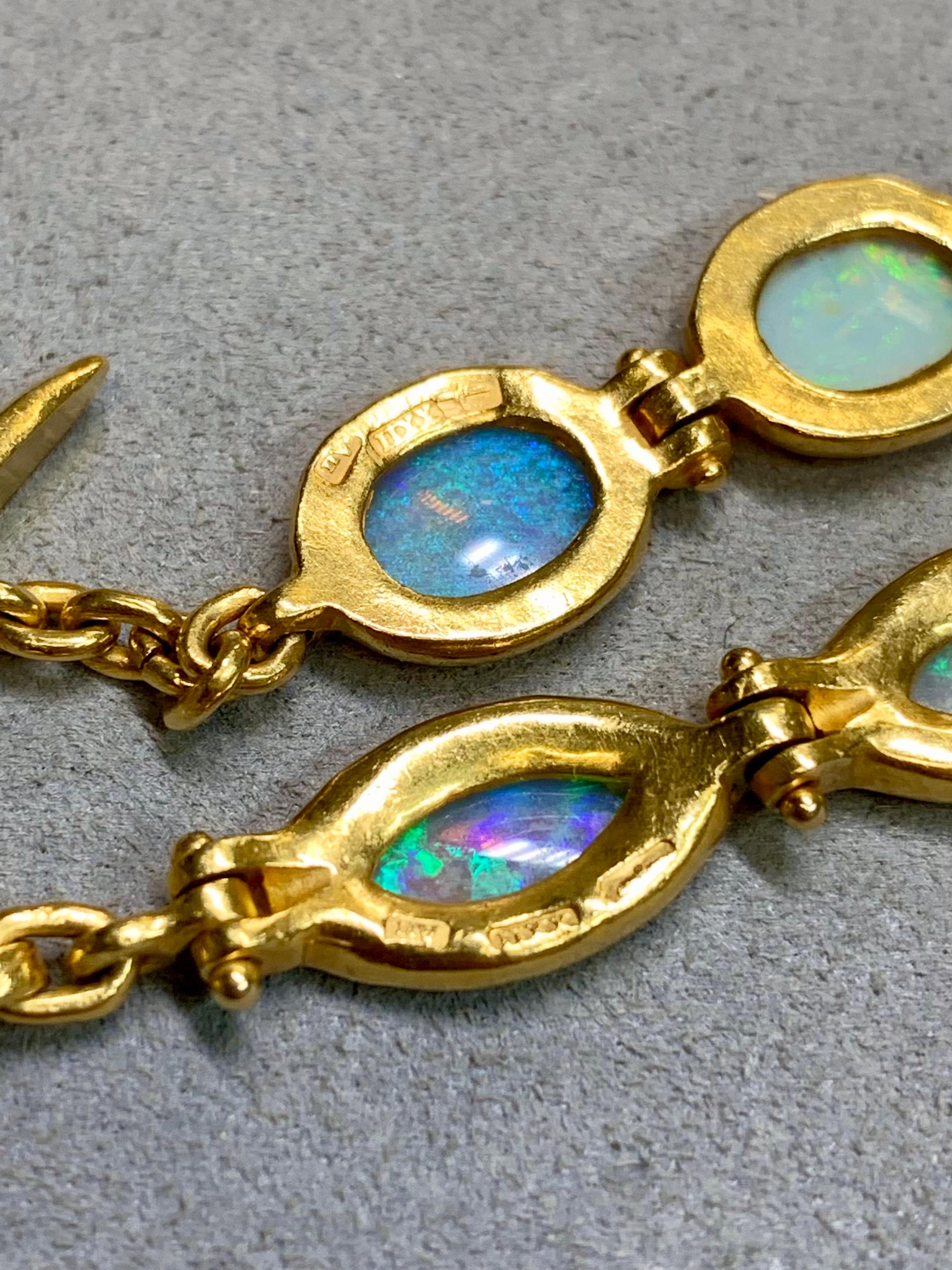 Elizabeth Taylor DARLENE De Sedle Oro 22K e Opale Suite di diamanti Christie's 2011 in vendita 10