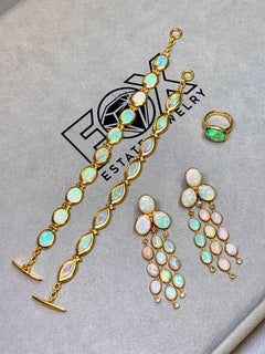 Elizabeth Taylor DARLENE De Sedle 22K Gold & Opal Diamanten Suite Christie's 2011