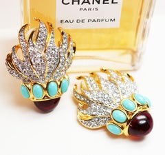 Elizabeth Taylor "Eternal Flame" Necklace and Earring Set