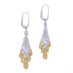 Elizabeth Taylor, House of Taylor, Yellow Sapphire and Diamond Earrings