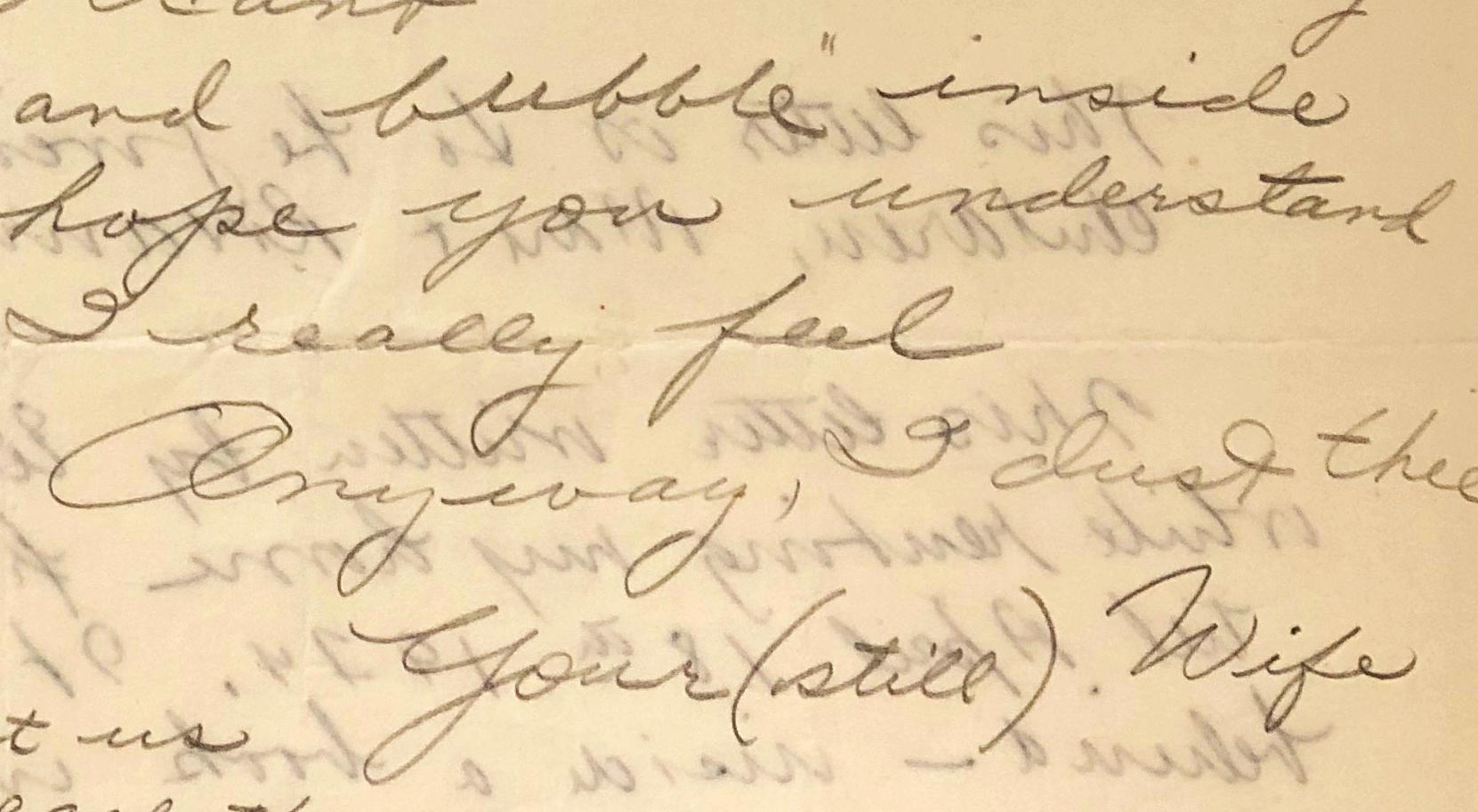 The unique Elizabeth Taylor Richard Burton love letter:

A love letter written, in pencil, by Elizabeth Taylor to her husband Richard Burton on their ten year wedding anniversary, March 15th 1974, just days before their breakup.

Taylor and