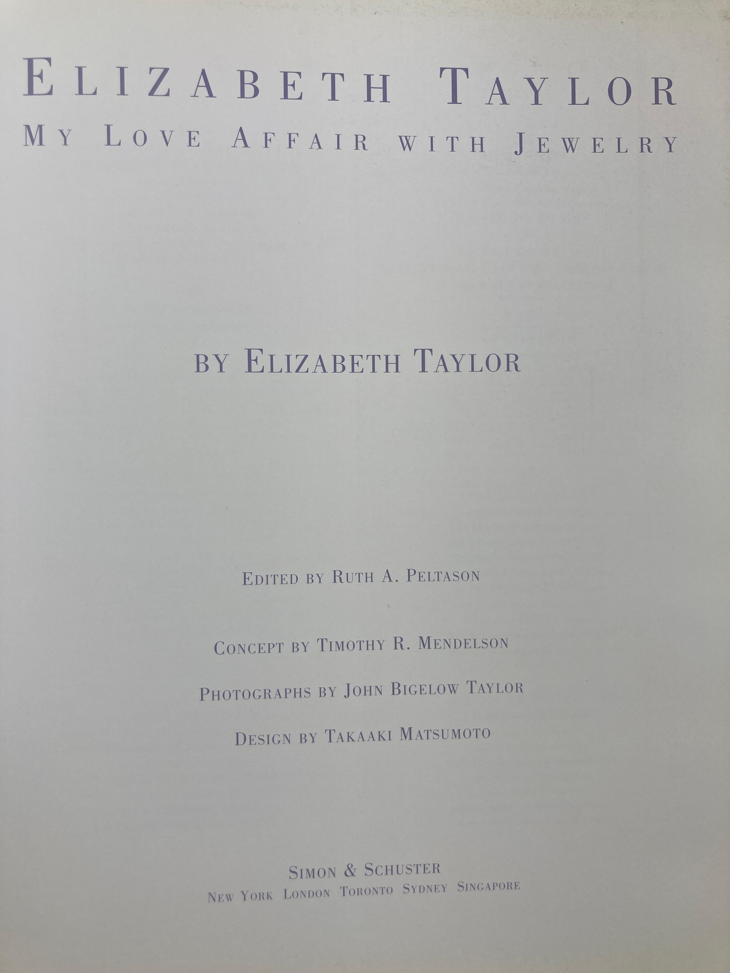  Elizabeth Taylor: My Love Affair With Jewelry 1st Edition Hardcover Book 8