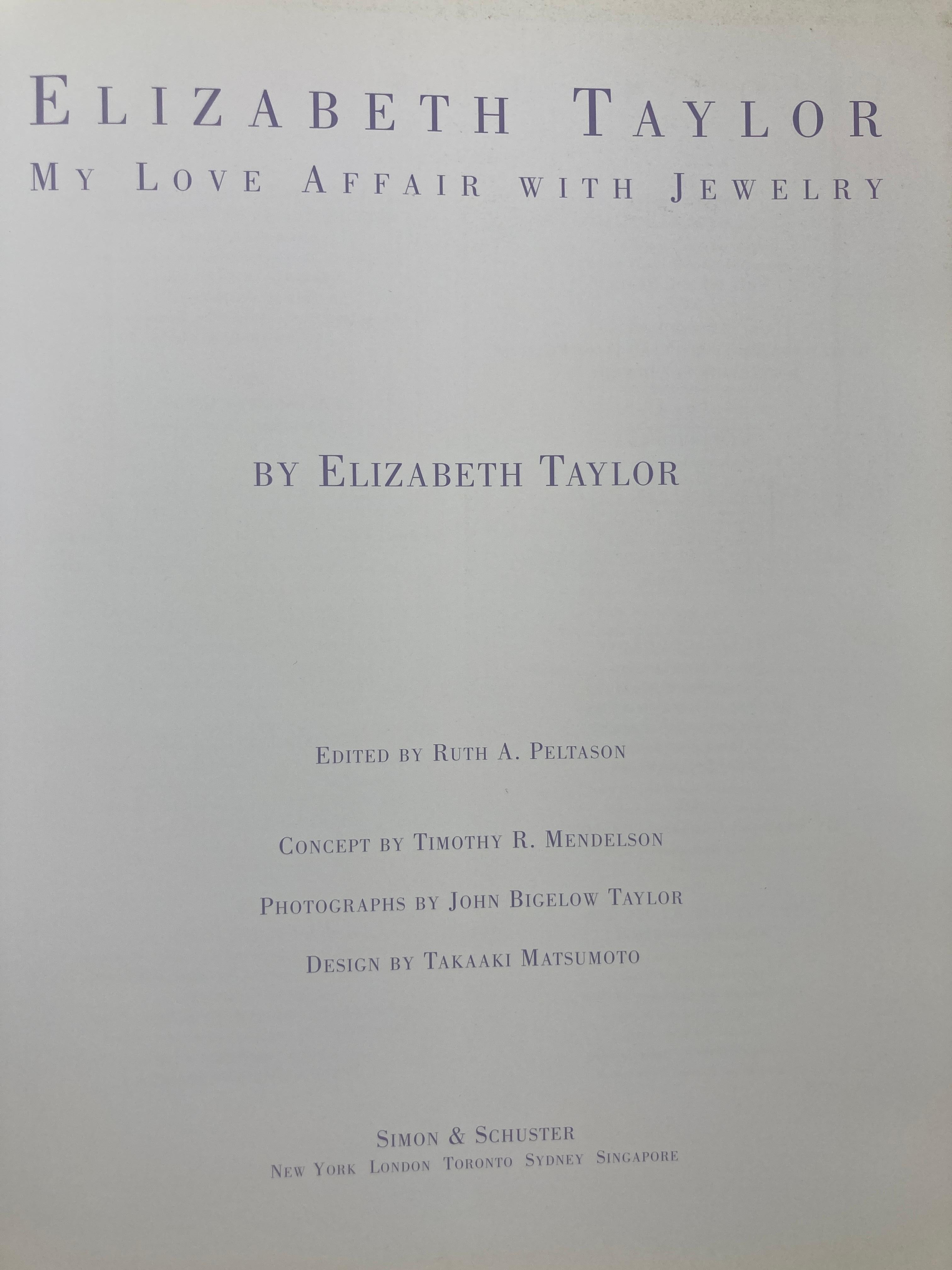Elizabeth Taylor : My Love Affair With Jewelry, 1ère édition à couverture rigide en vente 11