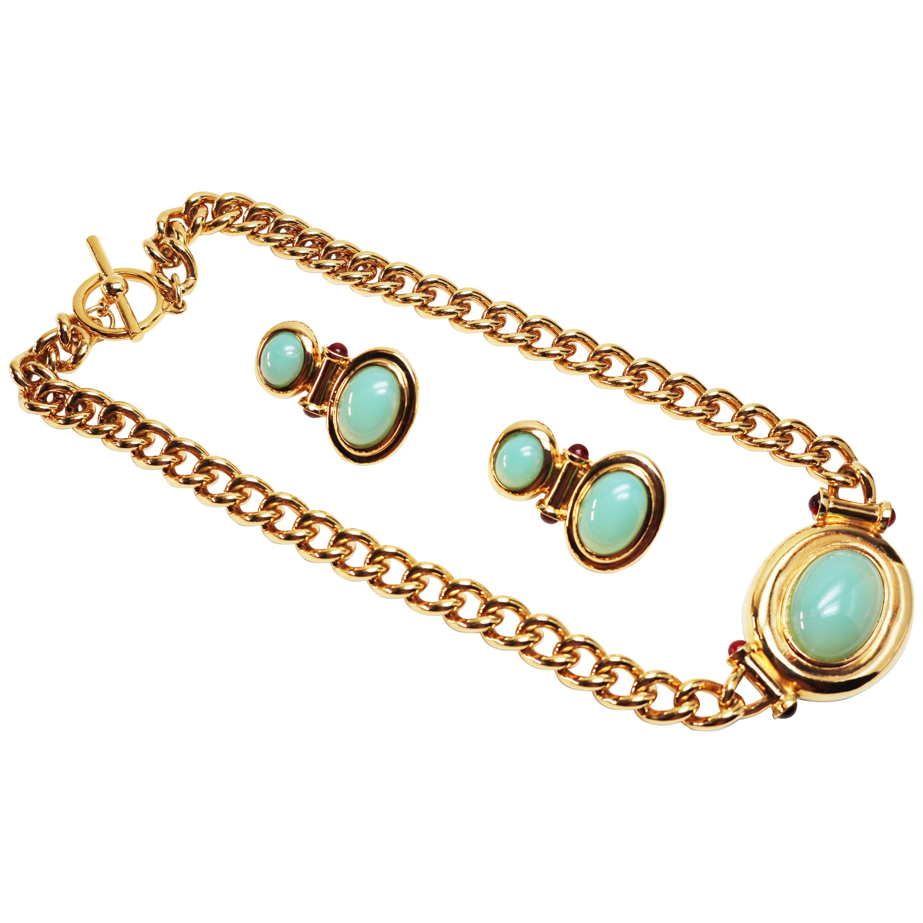 Elizabeth Taylor "Taylored Style Collection” Demi Parure by Avon For Sale