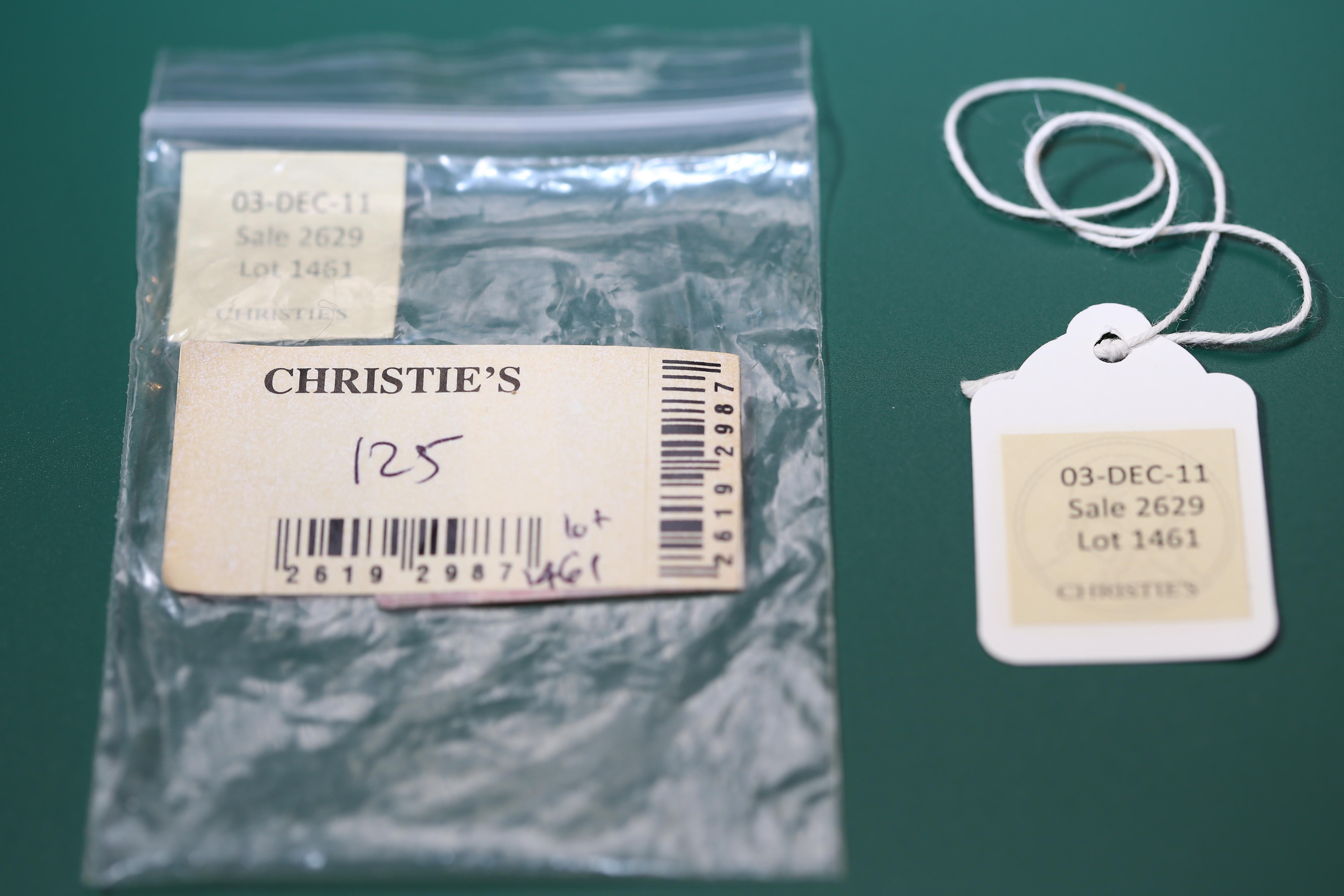 Elizabeth Taylors Diamant-Platin-Halskette mit Anhänger, Christie's 2011 Auktion im Zustand „Gut“ im Angebot in Vaughan, ON