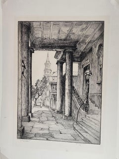 Looking Up Meeting Street - Charleston