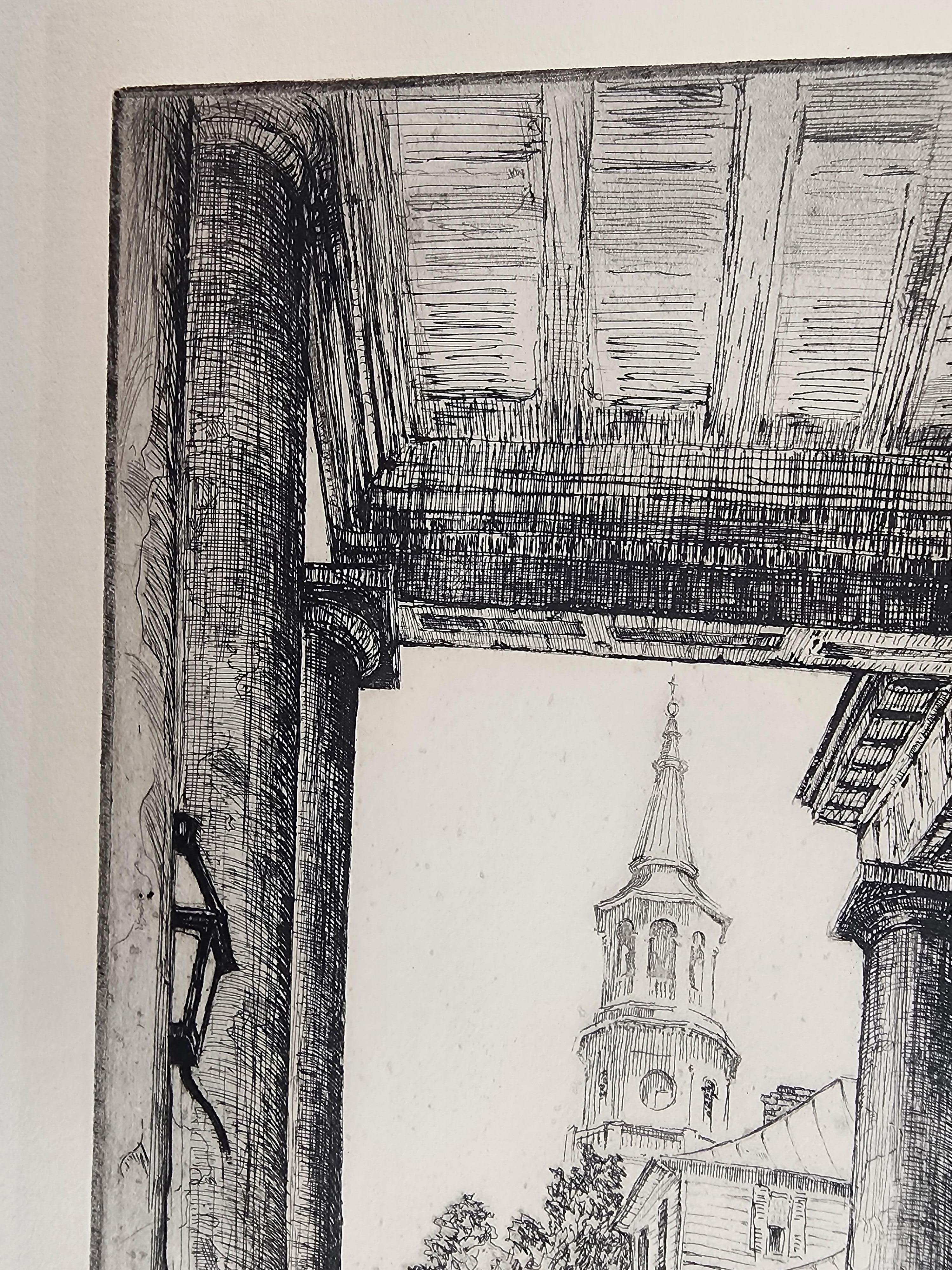 Looking Up Up Meeting Street - Charleston en vente 5