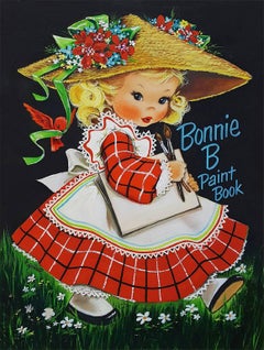 Vintage Bonnie B. Paint Book Cover