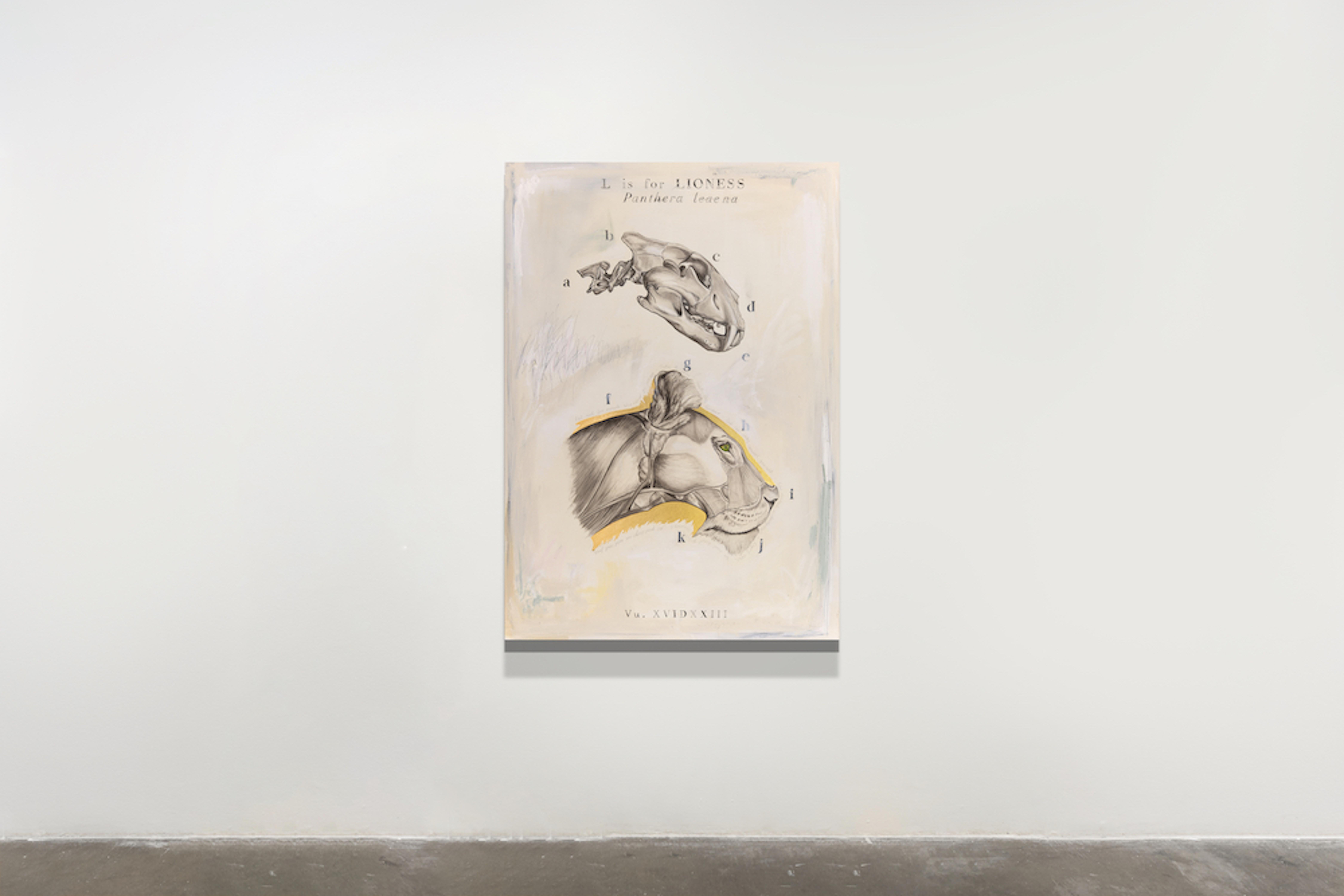 L sta per Leonessa I - Painting di Elizabeth Waggett