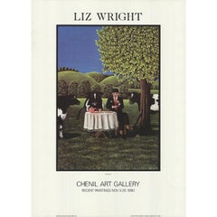 Liz Wright „Tea Break“ 1980- Poster, Liz Wright