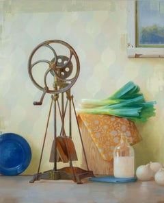 "Butter" Original Interior Still-Life Realist Oil Painting