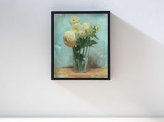 "Marktblumen VI" Original Realistisches Blumenstillleben Ölgemälde