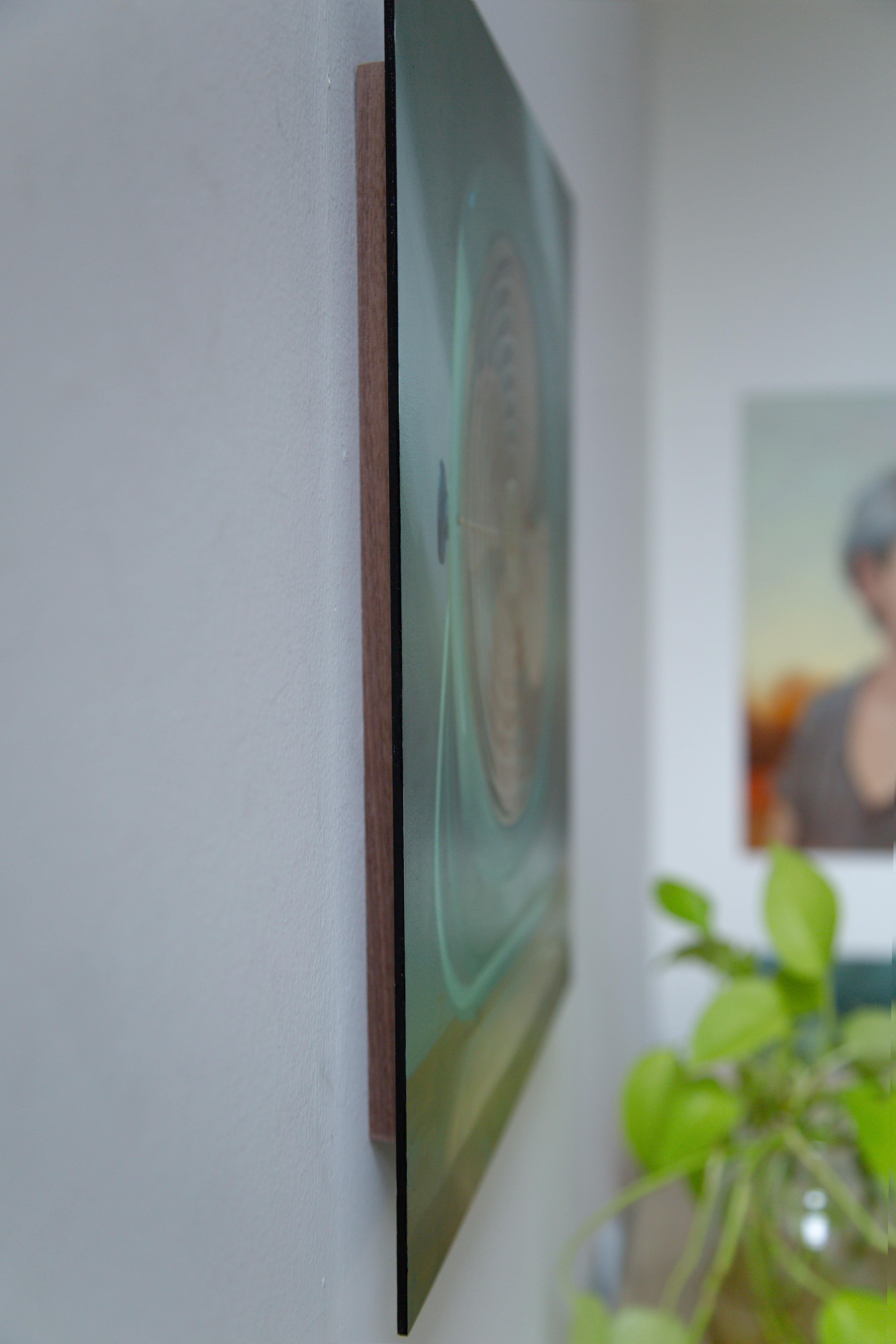 „Shop Fan“ von Elizabeth Zanzinger, Original-Ölgemälde, farbenfrohes Stillleben im Angebot 1