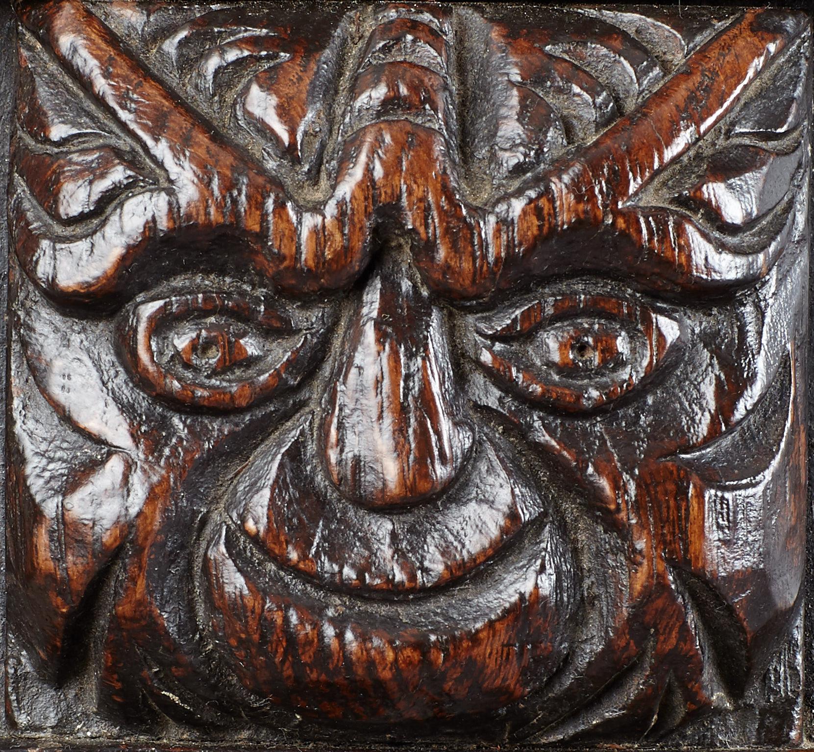 Elizabethan Oak Chest, Somerset, England, circa 1600 9