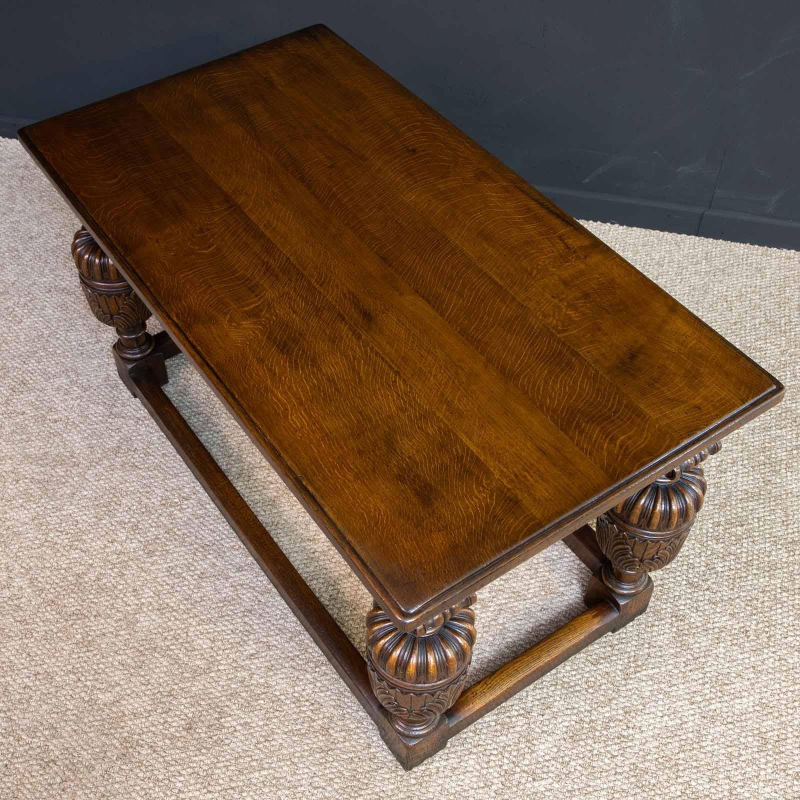 Elizabethan Style Oak Refectory Table 4