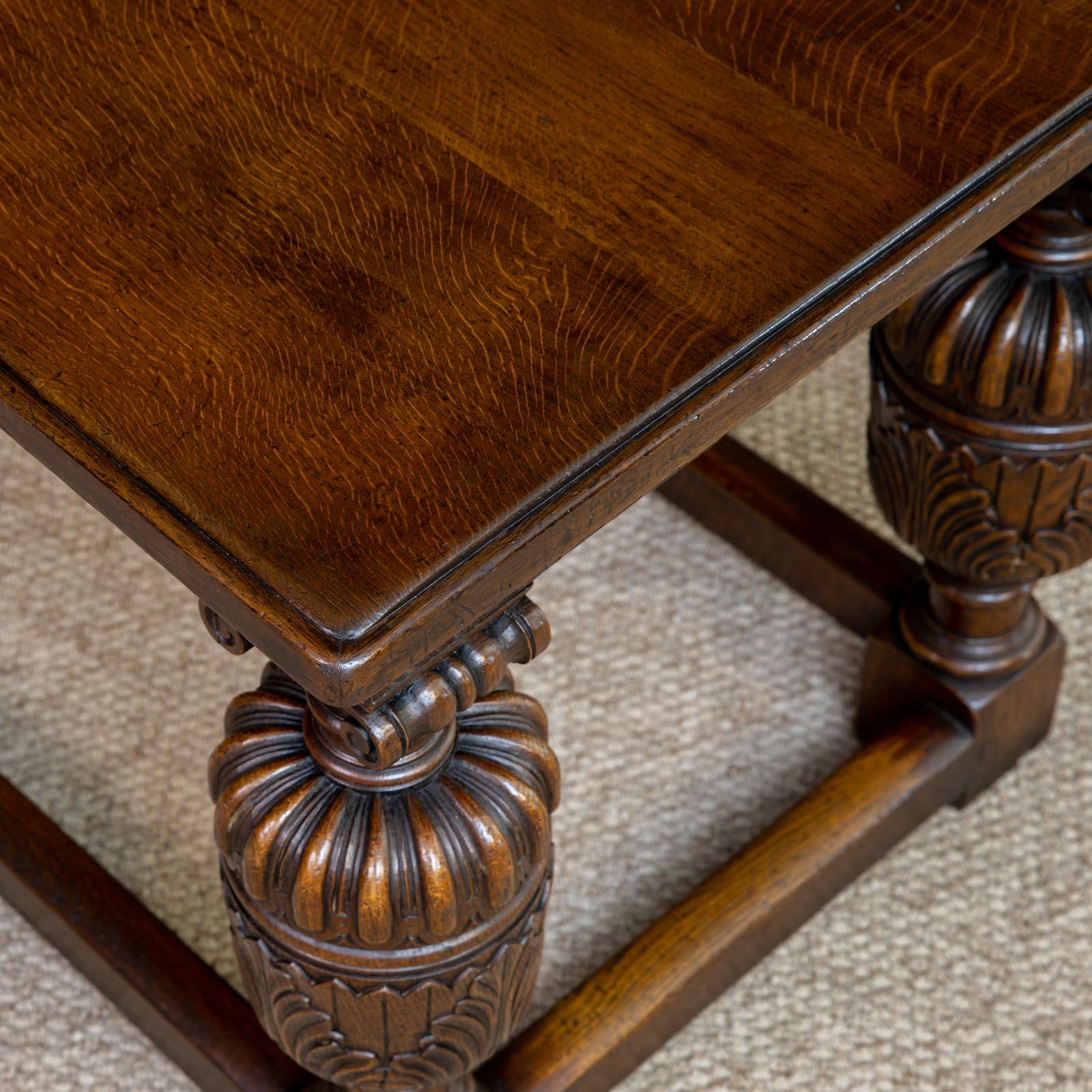Elizabethan Style Oak Refectory Table 5