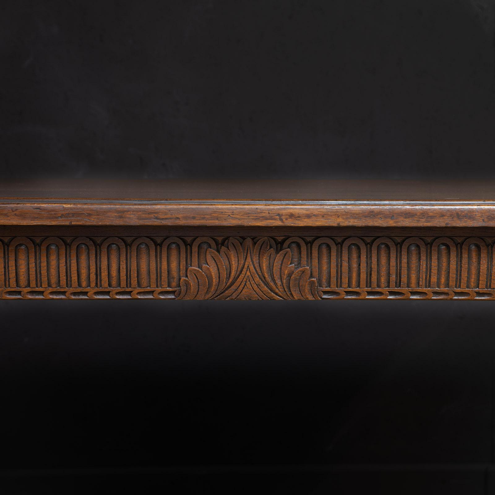 Elizabethan Style Oak Refectory Table 9