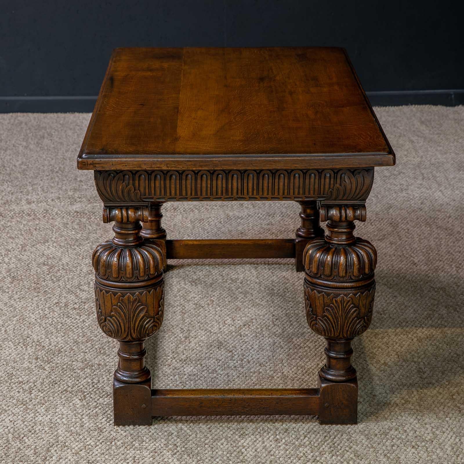 Elizabethan Style Oak Refectory Table 1