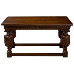 Elizabethan Style Oak Refectory Table