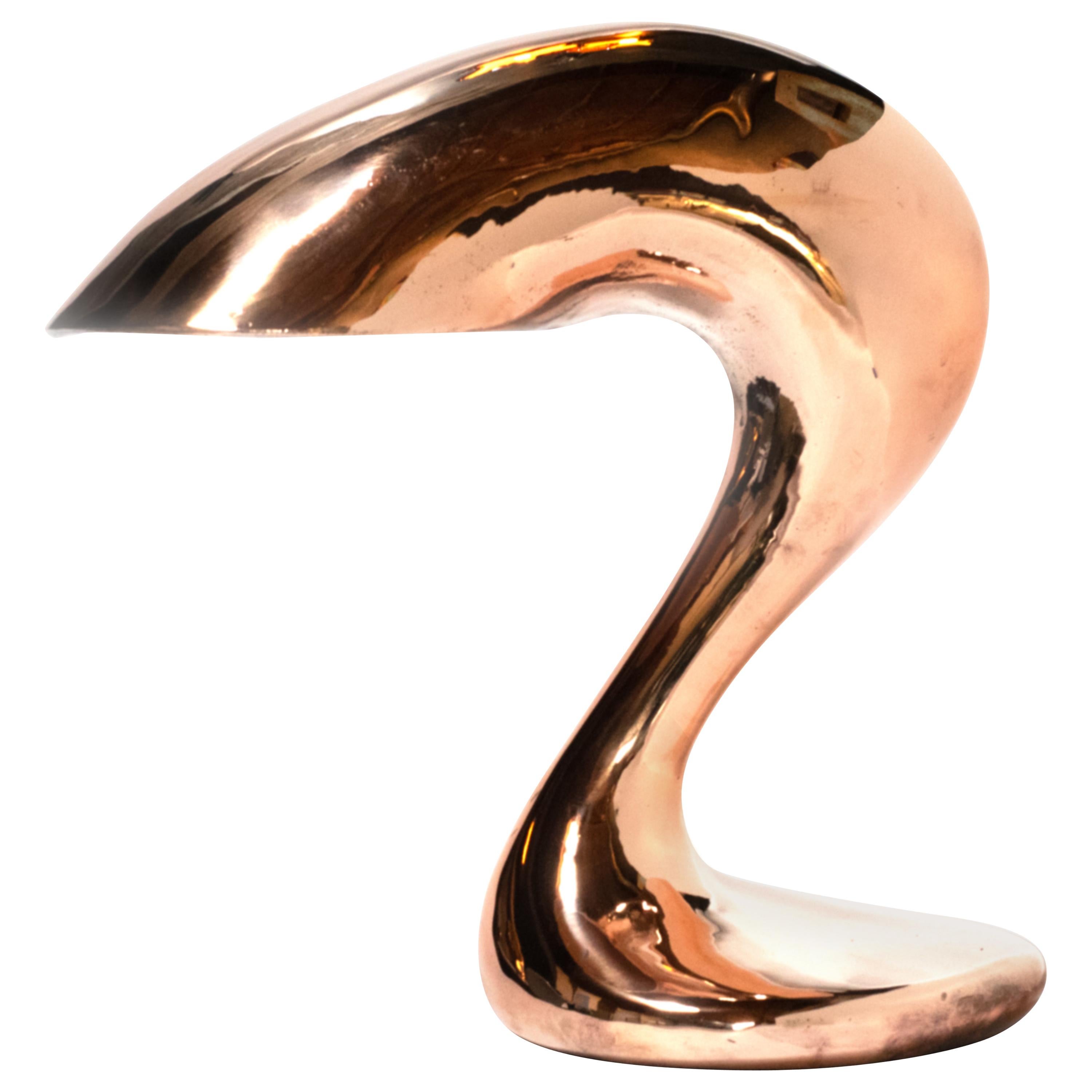 Eliza's Big Question Table Lamp Polished Cast Copper, Jordan Mozer USA 2004-2019 im Angebot