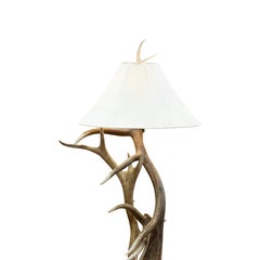 Elk and Moose Antler Floor Lamp