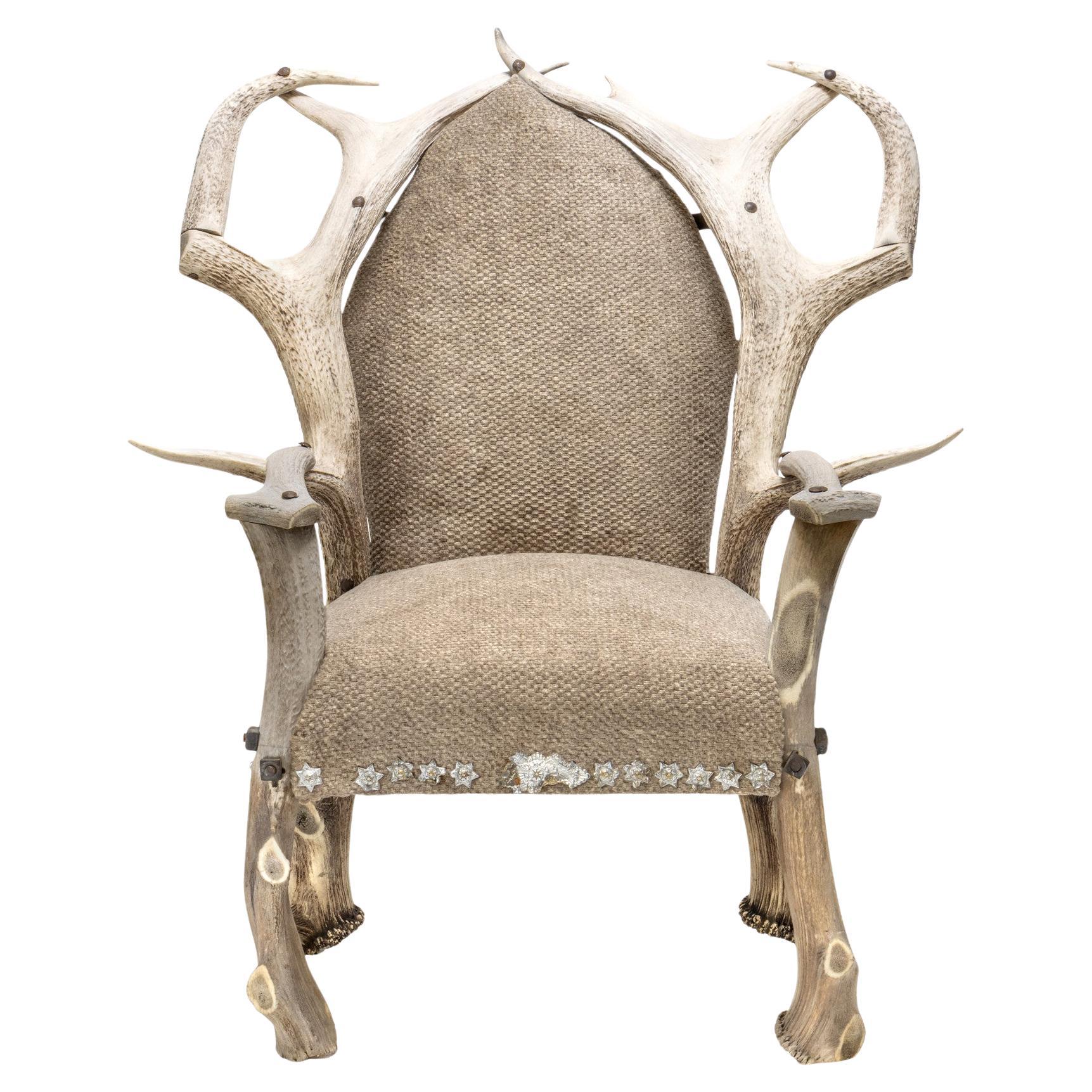 Elk Antler Chair For Sale