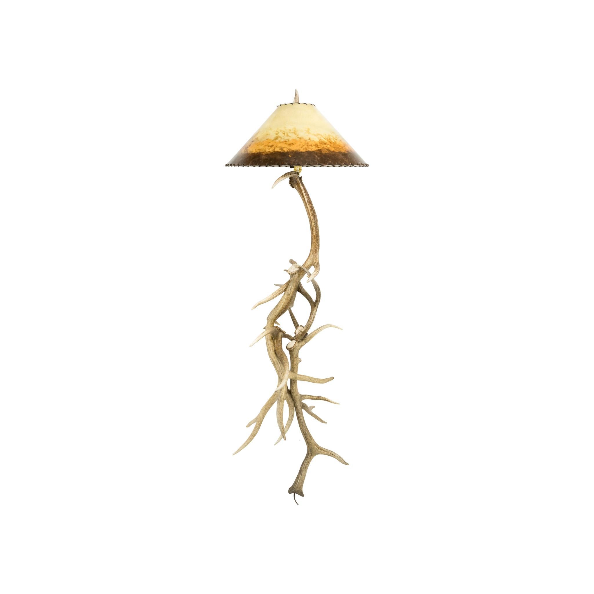 Contemporary Elk Antler Floor Lamp For Sale