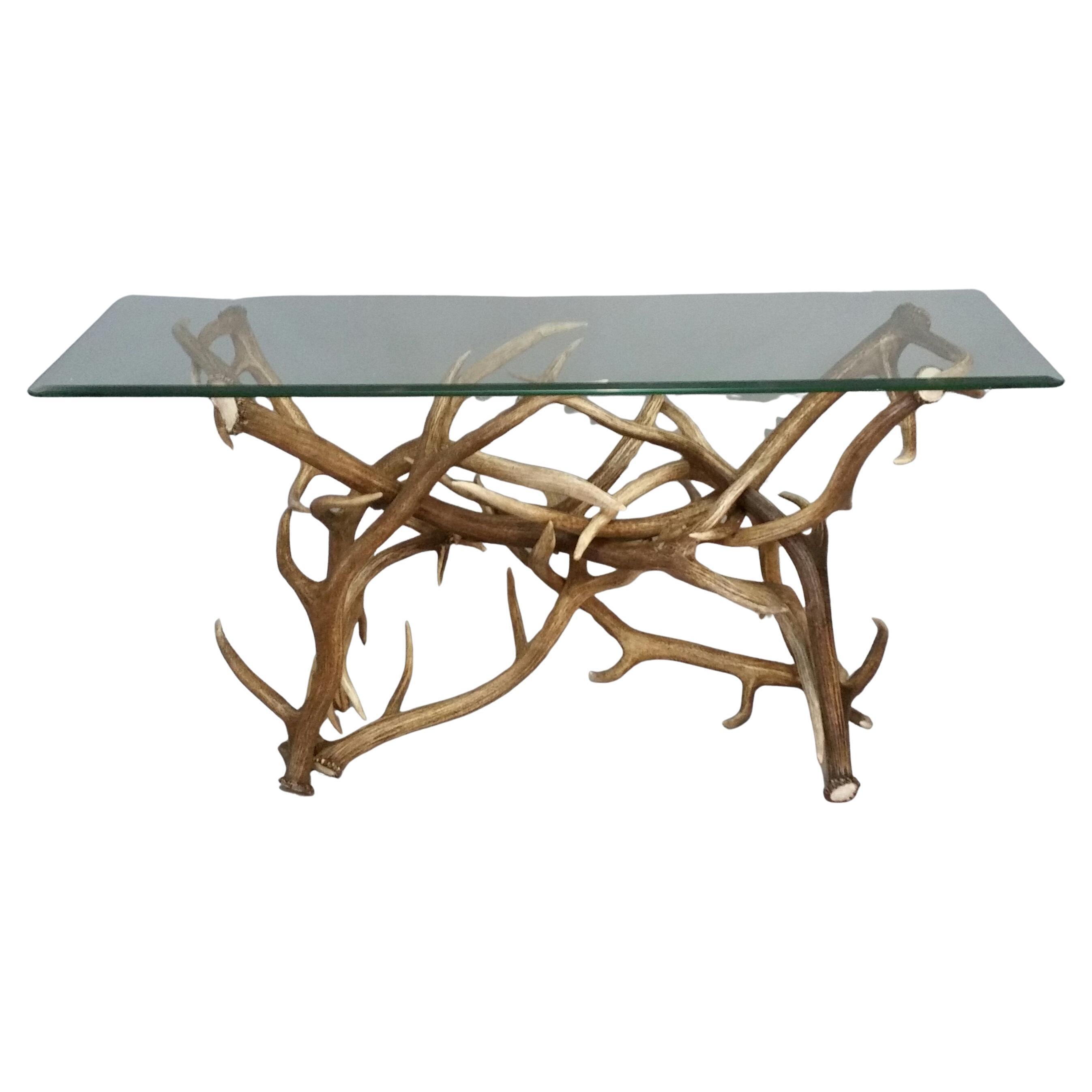 Elk
Mule Deer Antler Sofa Table by The Peak Antler