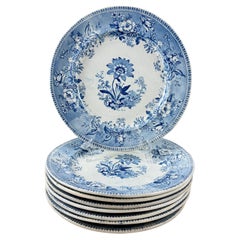 Elkin & Newbon English Botanical Beauties Dinner Plates, set of eight