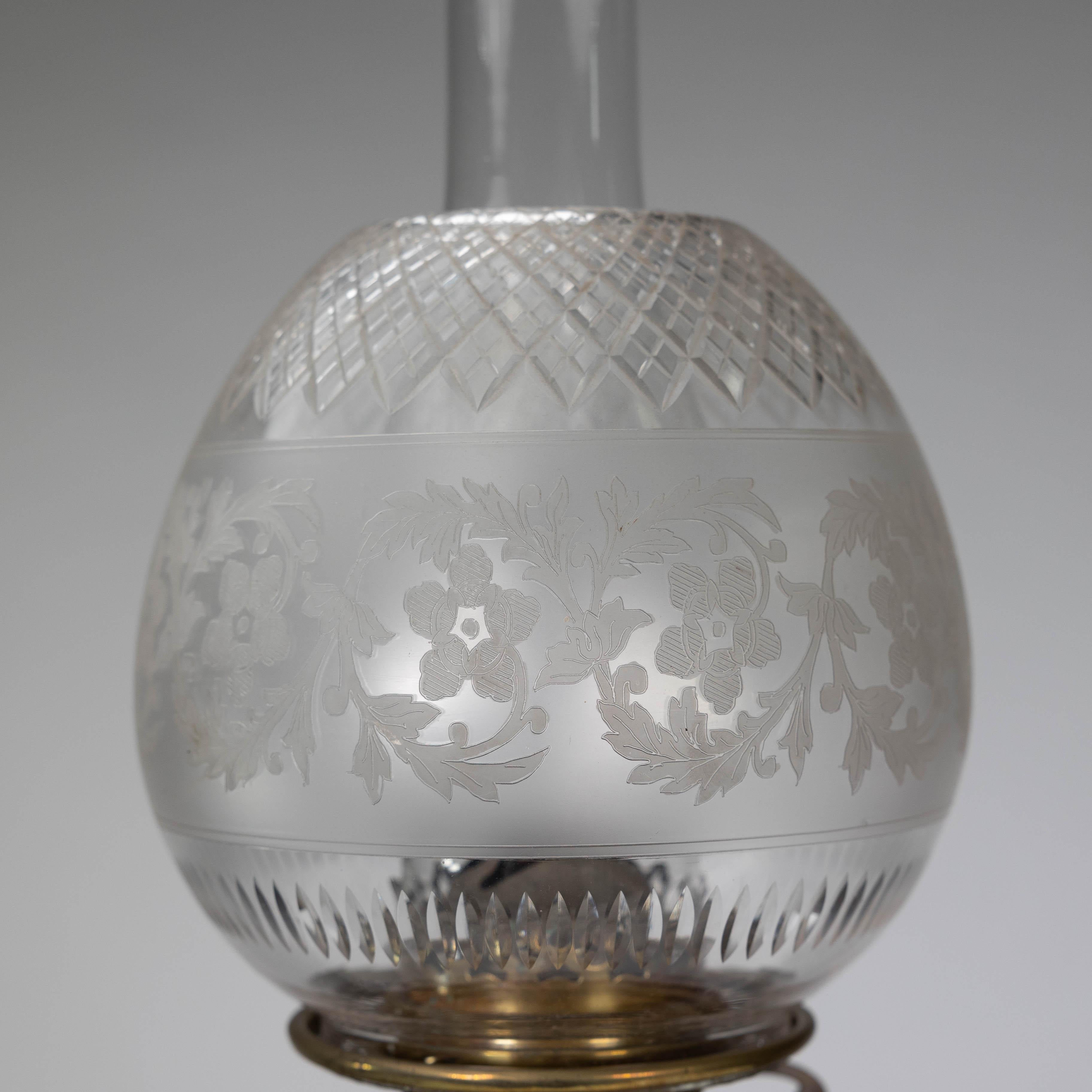 Elkington. An exhibition quality Aesthetic Movement silver plated oil lamp In Good Condition In London, GB