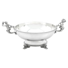 Elkington & Co. Ltd Antique Victorian Sterling Silver Sugar / Bon Bon Bowl