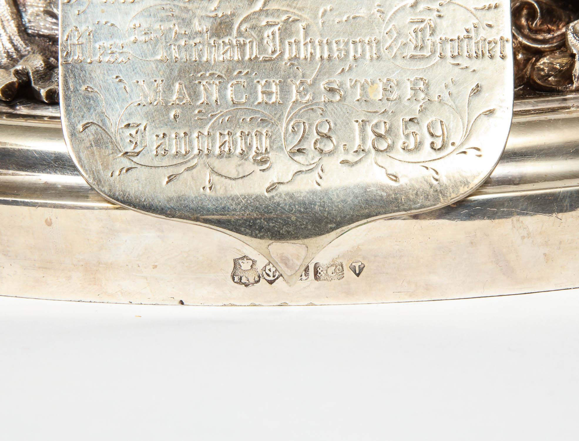 Elkington Mason & Co. a Rare, Important, & Historic Silvered Bronze Centerpiece 2
