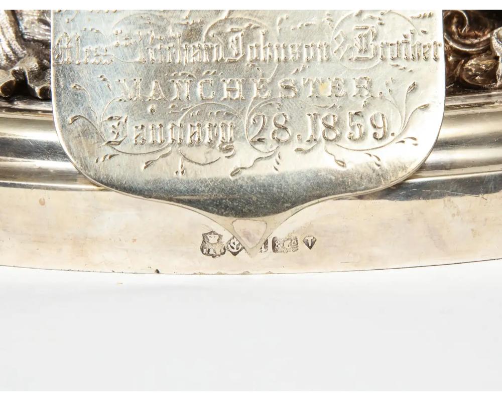 Elkington Mason & Co. a Rare, Important, & Historic Silvered Bronze Centerpiece For Sale 4