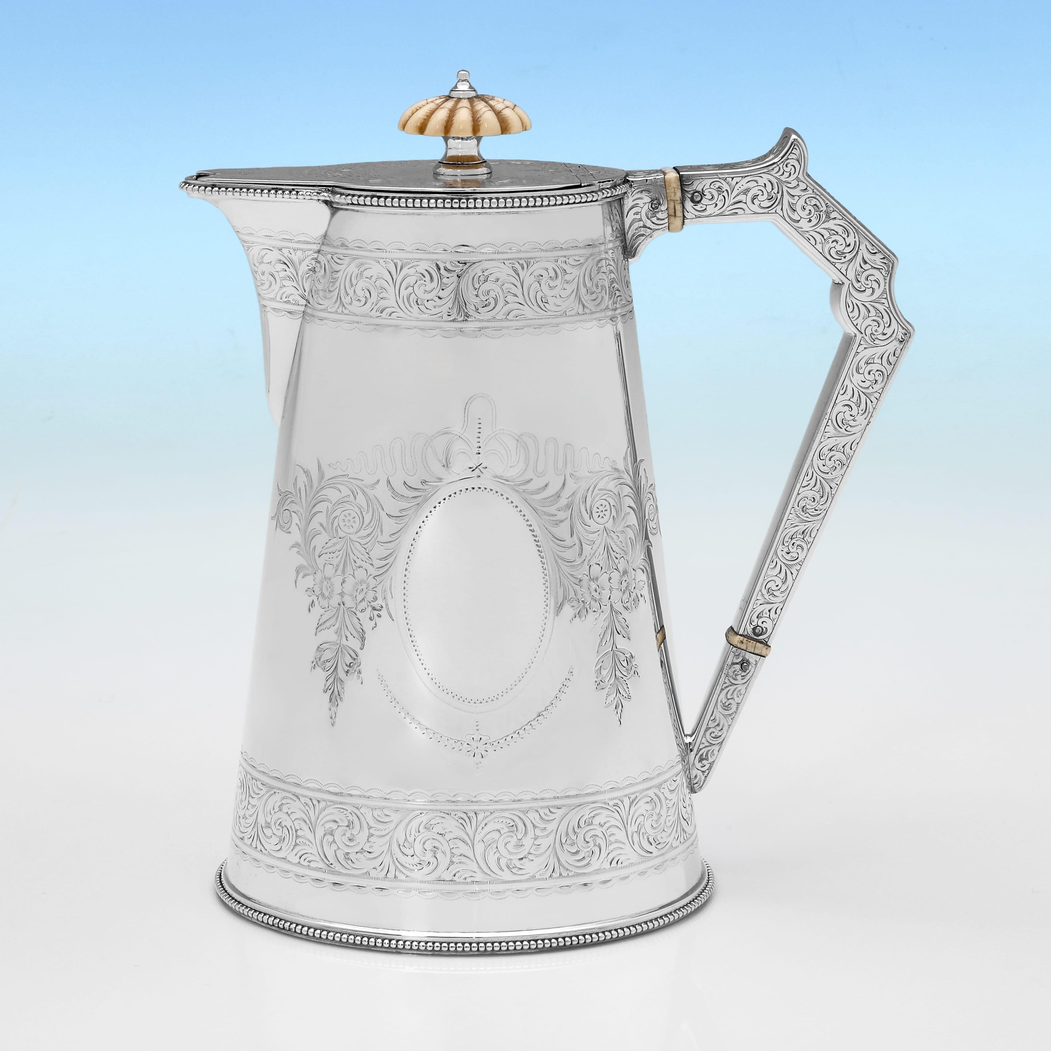 Elkington - Servizio da tè vittoriano in argento sterling realizzato nel 1875 In condizioni buone in vendita a London, London