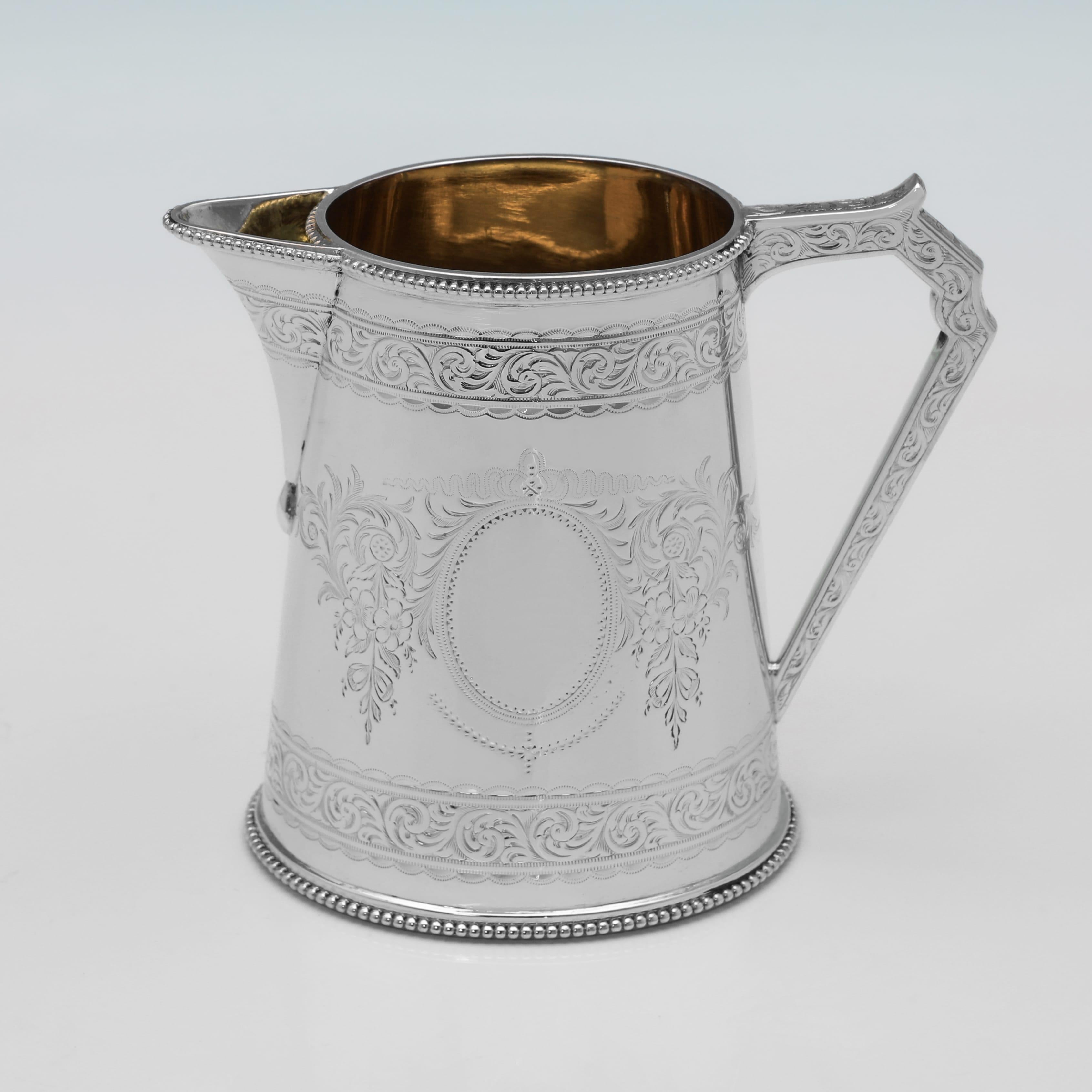 Argento 925 Elkington - Servizio da tè vittoriano in argento sterling realizzato nel 1875 in vendita