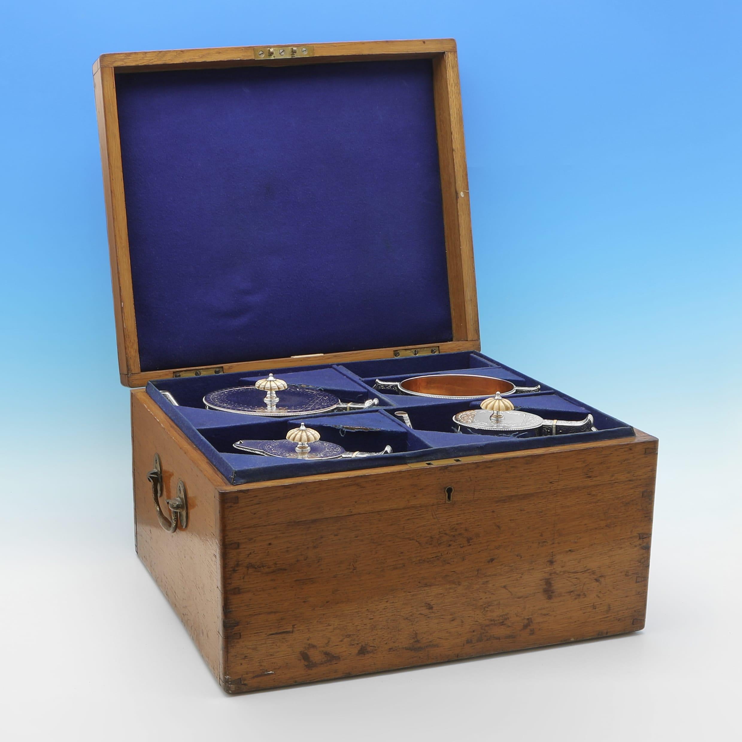 Elkington - Servizio da tè vittoriano in argento sterling realizzato nel 1875 in vendita 2