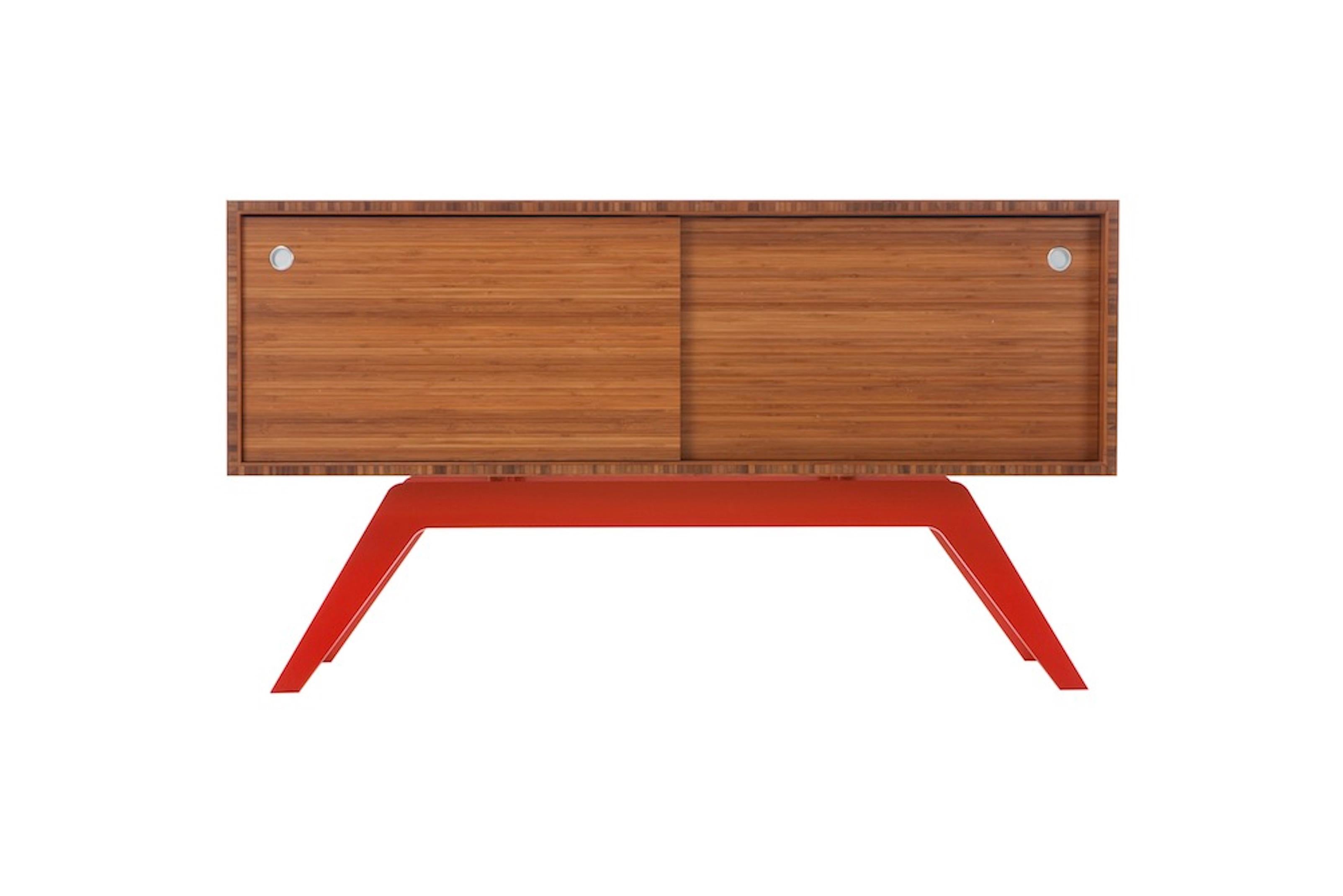 Woodwork Elko Credenza, Small For Sale