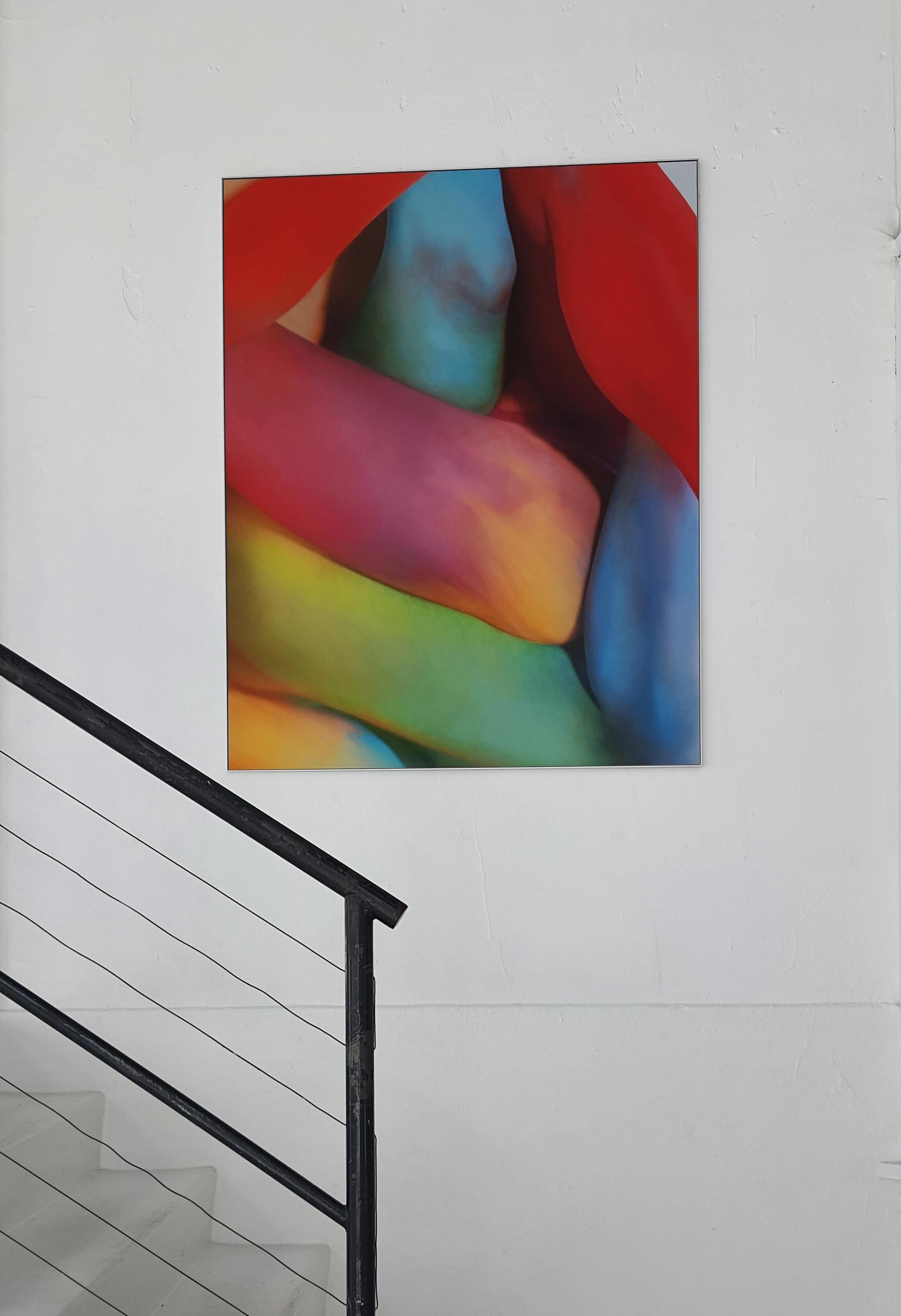 COMPOSITION von ELLA BATS, Tintenstrahldruck auf Kunstpapier auf Aluminium im Angebot 2