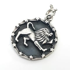 Ella Cone Sterling Silver Leo Zodiac Charm