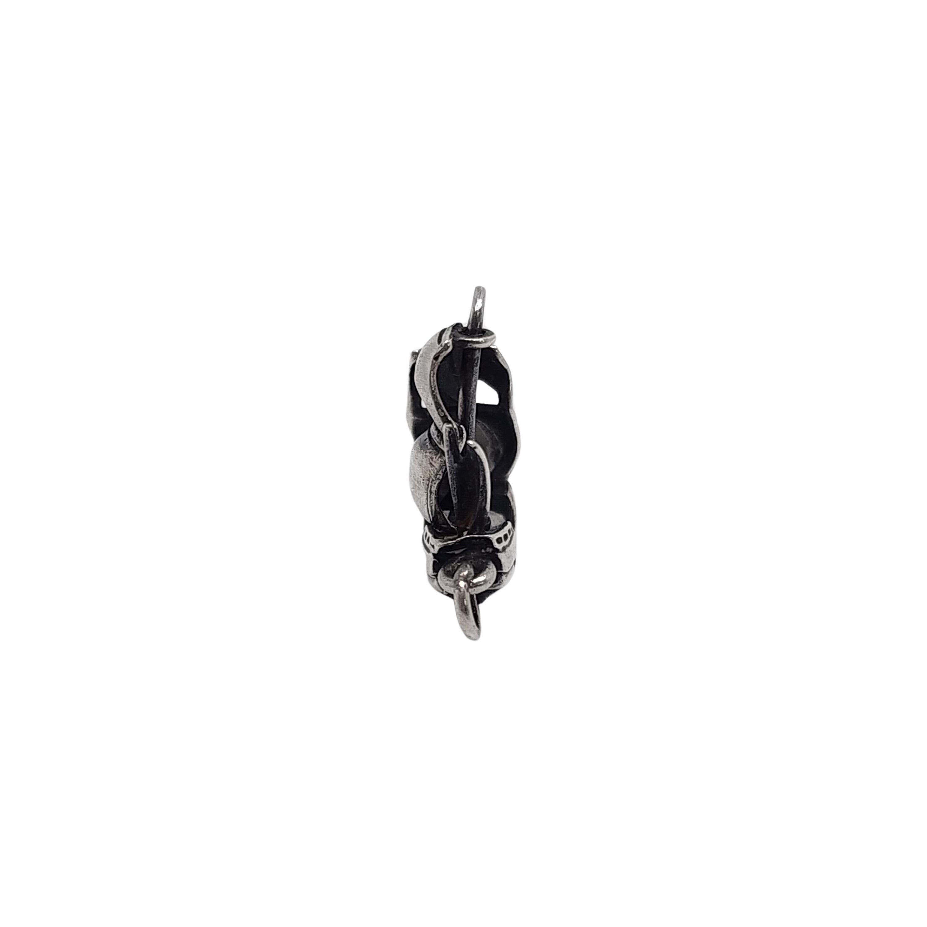 Ella Cone Sterling Silver Mayflower Ship Charm/Pendant #15365 In Good Condition In Washington Depot, CT