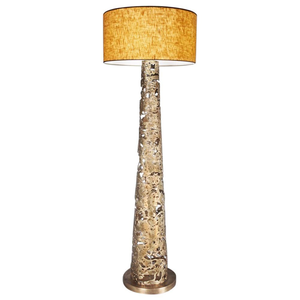 Ella Floor Lamp in Solid Bronze