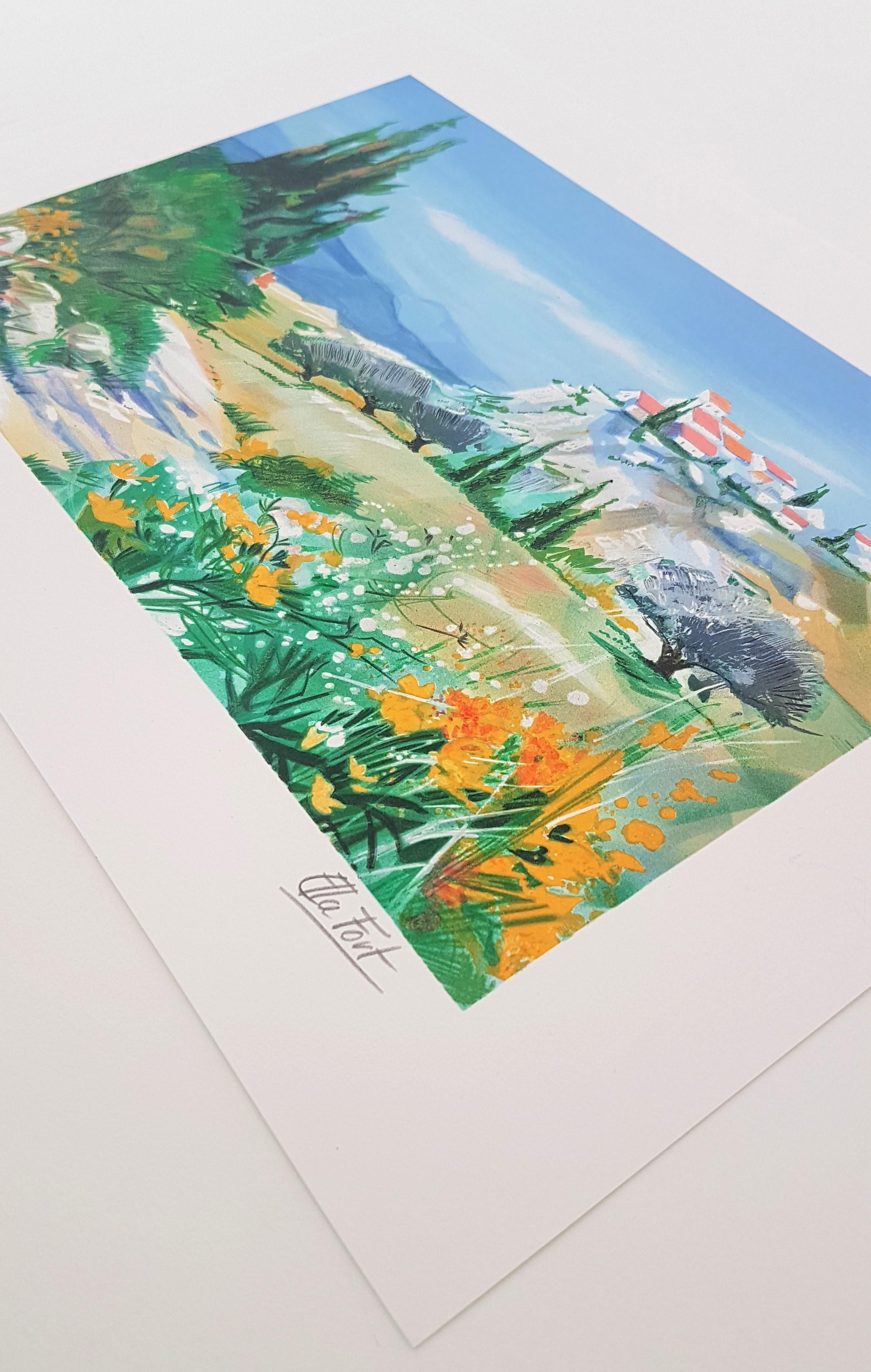 Spring in Brittany (PRICE DROP) - Contemporary Print by Ella Fort