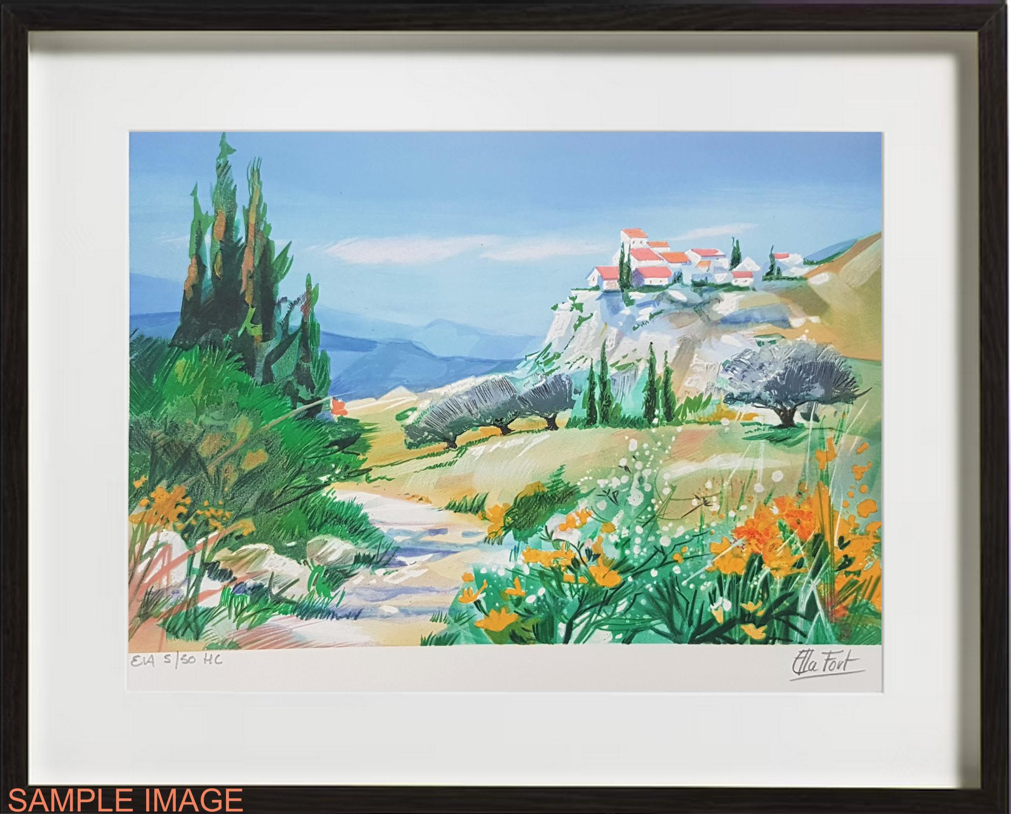 Spring in Brittany (FRAMED + 10% OFF U.S. SHIPPING) (Provence, Landscapes) - Print by Ella Fort