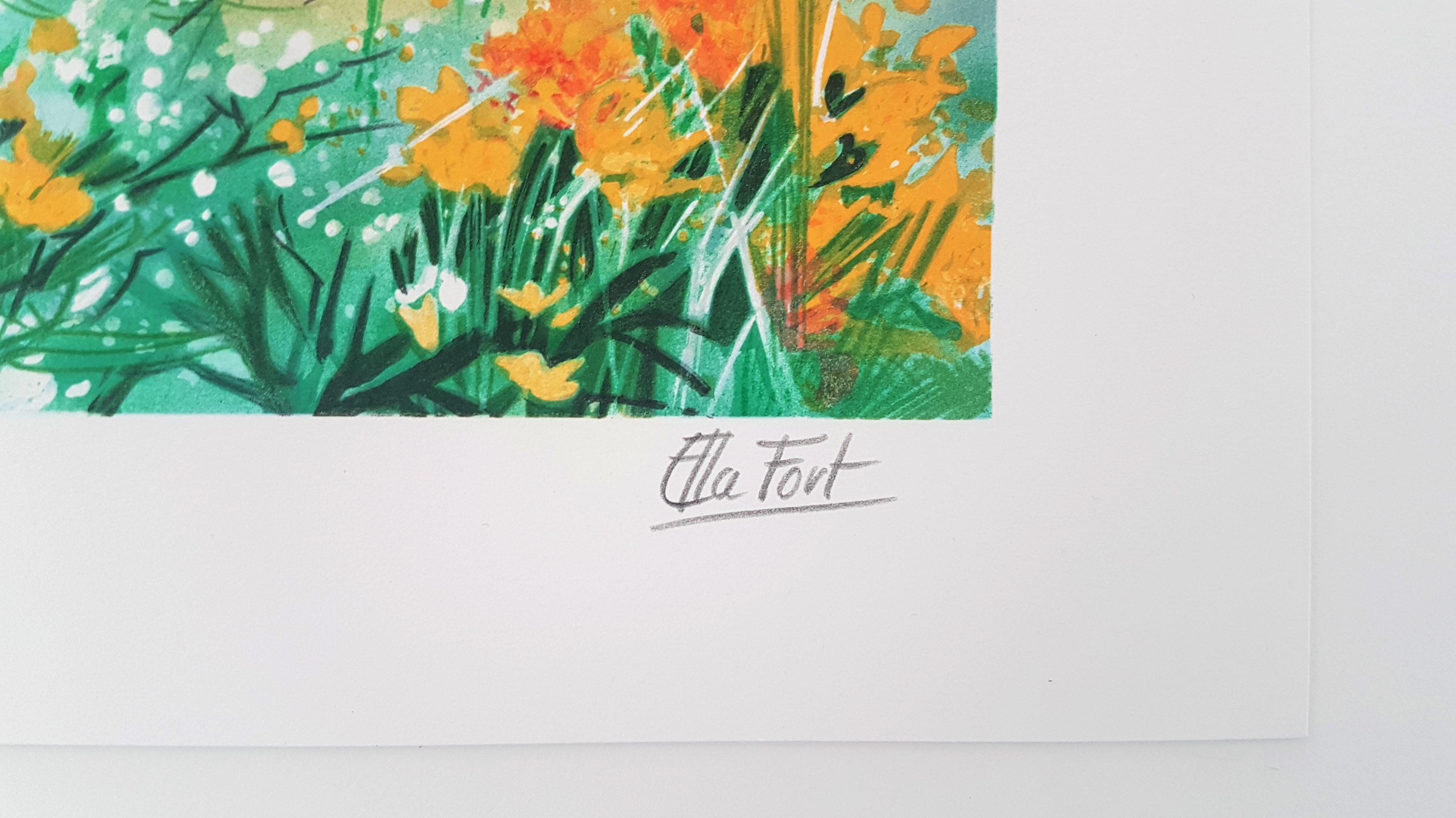 Ella Fort
Spring in Brittany
Color lithograph
Signed, numbered or inscribed
Edition: 390 + E.A.
Size: 7.8 × 11.7 on 10.9 × 14.8 inches  
COA provided

*Framing Options Available - Please Inquire
** Edition number may vary

Tags: Provence landscapes,