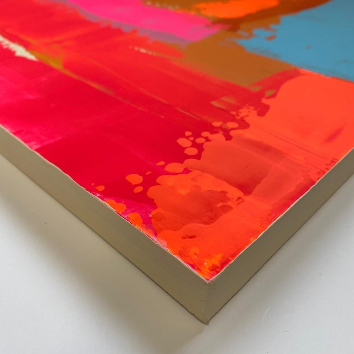 Marmellata spalmata - Abstract Painting Rosso di Ella Freire