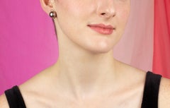 Black Tahitian Pearl Diamond Clip-On Earrings Design by Ella Gafter