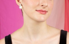 South Sea Pearl 15mm Clip-On Earrings Design by Ella Gafter