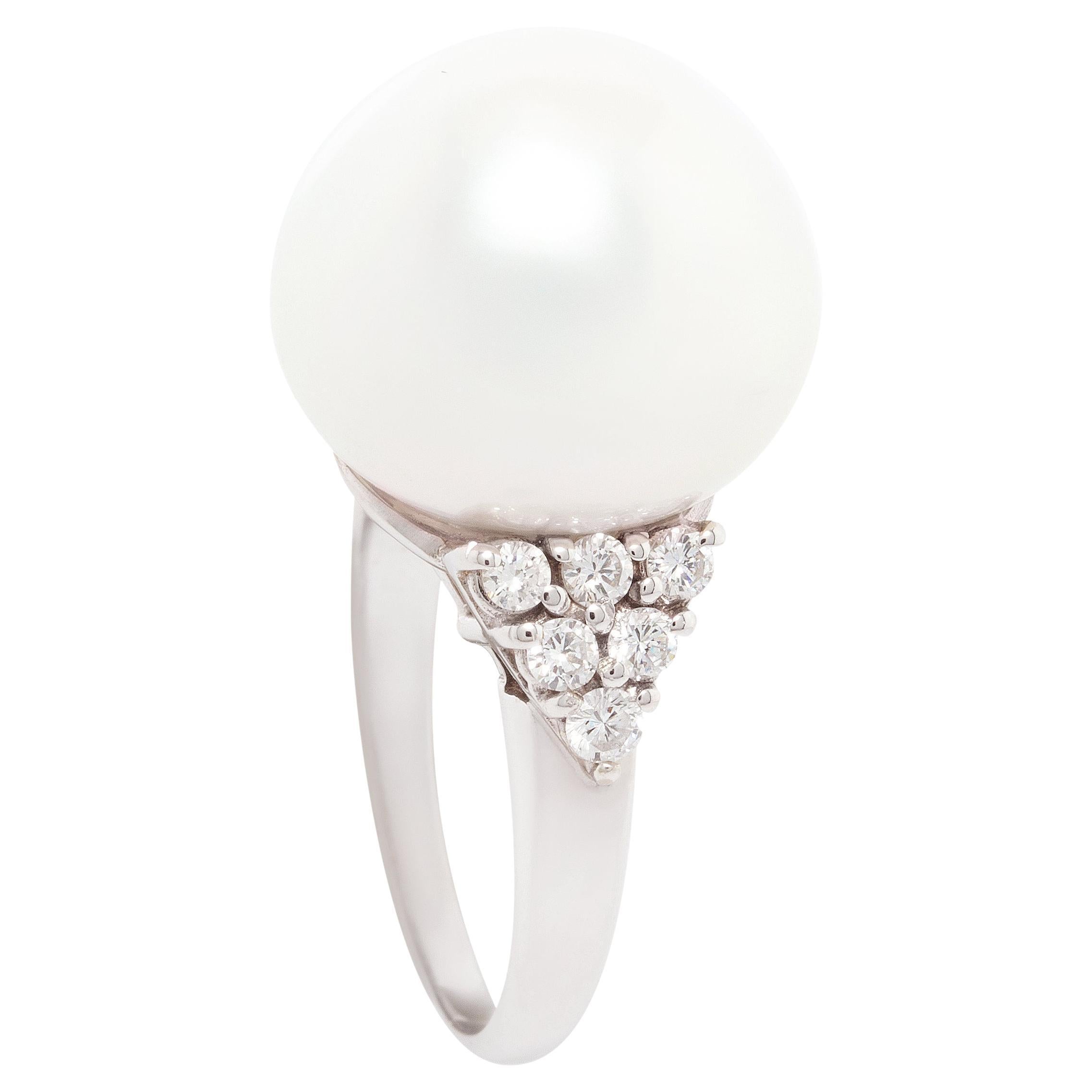 Ella Gafter 16.5mm Pearl Diamond Ring