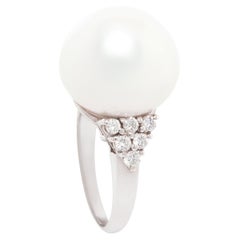 Ella Gafter 16mm South Sea Pearl and Diamond Ring