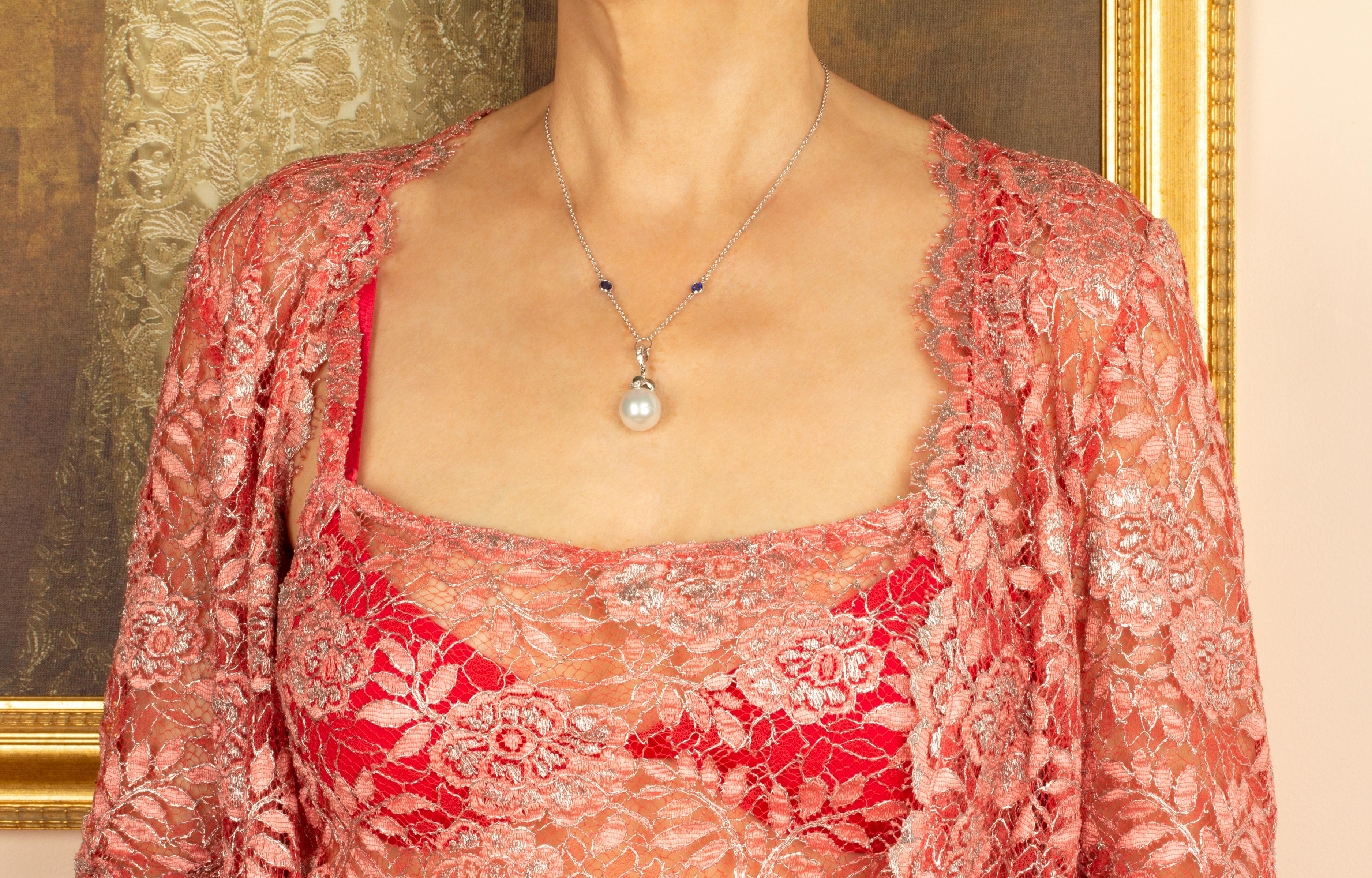 Ella Gafter Perlenkette mit Diamanten (Zeitgenössisch) im Angebot